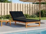 Sunlounger Cushion GEMERT 100% Polyester Dark Blue 947404