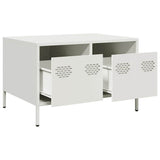 TV Cabinet White 68x50x43.5 cm Cold-rolled Steel 851243