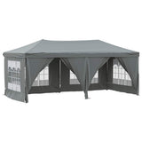 Folding Party Tent with Sidewalls Anthracite 3x6 m 93544