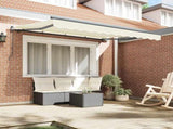 Retractable Awning Cream 300 x 200 cm Fabric 3329484