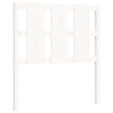 Bed Frame without Mattress White 90x190 cm Single Solid Wood Pine 3192197
