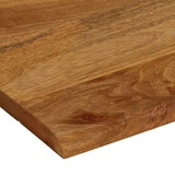 Table Top 100x80x2.5 cm Live Edge Solid Wood Mango 370772