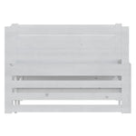 ZNTS Pull-out Day Bed without Mattress White 2xcm 806966