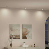 Spotlight 24 pcs White 9 x 9 x 2 cm Aluminium 4108142