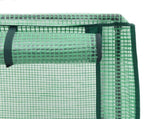 Raised Bed with Greenhouse Cover Rattan Look 40x40x123 cm 4015809