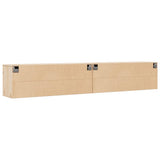 Wall Cabinets 2 pcs 100x30x35 cm Solid Wood Pine 813466