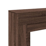 Fireplace Surround Brown Oak 100x30x87.5 cm Engineered Wood 854568