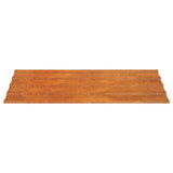 Roof Panels 12 pcs Rusty 100x44 cm Corten Steel 151974