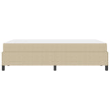 Bed Frame with Mattress Light Green Grey 120 x 190 cm Fabric 3399114