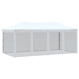 Folding Party Tent with Sidewalls White 3x6 m 93552