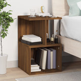 Bedside Cabinets 2 pcs Brown Oak 35x35x55 cm Engineered Wood 815188