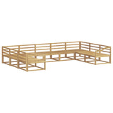 Outdoor Sofa Set 9 pcs White 404 x 245.5 x 73 cm 3387048