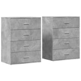 Sideboards 2 pcs Concrete Grey 60x39x80 cm Engineered Wood 3276626