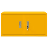Storage Cabinet Mustard Yellow 80 x 40 x 40 cm Steel 891673