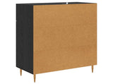 Sideboard Black Oak 69.5 x 34 x 90 cm Engineered Wood 882265