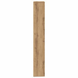 Book Cabinet Artisan Oak 157x24x160 cm Engineered Wood 855889