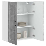 Dishwasher Panel Kalmar Concrete Grey 80 x 31 x 100 cm 884797