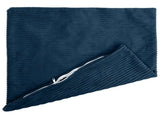 Cushion Cover 6 pcs HEERLEN Navy Blue 65 x 65 cm Corduroy 912950