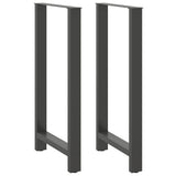 Bar Table Legs Anthracite 2 pcs 60x cm Steel 4013358