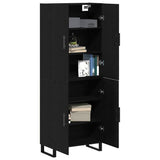 Highboard 2 pcs Black oak 69.5 x 34 x 180 cm 3333104