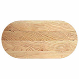 Table Top 120x60x4 cm Solid Wood Oak Oval 4009067