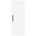 Highboard White 34.5x34x180 cm Engineered Wood 3199073