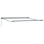 Retractable Awning Manual Multicolour Stripe 400x300 cm Fabric 3330573
