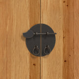 2 Piece Bathroom Furniture Set Solid Wood Pine 3223458