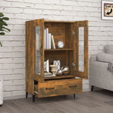 Highboard Smoked Oak 70x31x115 cm Engineered Wood 817480