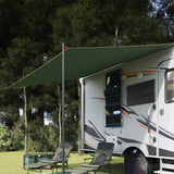 Caravan Awning -Person 240 x 350 cm Waterproof Green Taffeta 42001041