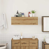 Bathroom Wall Cabinet Artisan Oak 100x25x30 cm Engineered Wood 860102