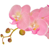 Artificial Orchid Plant with Pot 65 cm Pink 244424