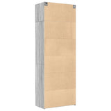 Storage Cabinet Grey Sonoma 80x42.5x225 cm Engineered Wood 3281355