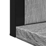 Bathroom Mirror with Shelf Grey Sonoma 50x12x60 cm Engineered Wood 842419