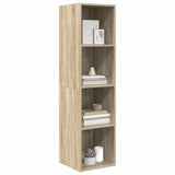 805492 Wall-mounted TV Cabinet Sonoma Oak 37x37x142,5 cm Engineered Wood