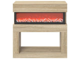 Electric Fireplace Sonoma 64 x 30 x 87 cm Engineered wood 8021105