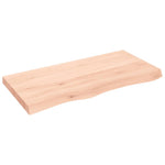 Bathroom Countertop 100x50x cm Untreated Solid Wood 3156037