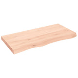 Bathroom Countertop 100x50x cm Untreated Solid Wood 3156037