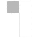 Dog Kennel Silver 4.84 m Steel 3082218
