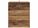 Bedside Cabinet Old Wood 40 x 40 x 63 cm Engineered Wood 880914