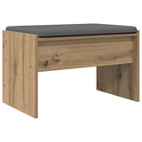 Hall Bench with Cushion Artisan Oak 63 x 38 x 40 cm 891551