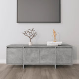 TV Cabinet Concrete Grey 120x30x40.5 cm Engineered Wood 809579