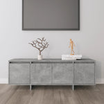 TV Cabinet Concrete Grey 120x30x40.5 cm Engineered Wood 809579