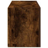 Bathroom Wall Cabinet Smoked Oak 60x25x30 cm Engineered Wood 860062