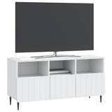 TV Cabinet with Drawer White 102 x 34.5 x 50 cm Engineered Wood 894445