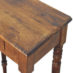 Chestnut Turned Leg Writing Desk IN3446