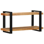 ZNTS Wall Shelf 90x33x45 cm Solid Wood Acacia 4017487