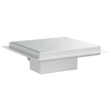2 in 1 Shower Drain Silver 20 x 20 cm Stainless Steel 304 42015933