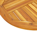 Table Top 80x2.2 cm Round Solid Wood Acacia 4004250