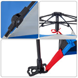 ZNTS Beach Tent 2-Person Azure Blue Quick Release Waterproof 4005299